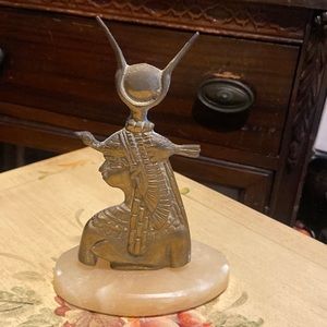 Brass and marble Egyptian